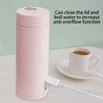 thumbnail image 6 of Baweave Portable Electric Kettle for Travel  3-in-1 Mini Car Kettle with Auto Shut-Off  Stainless Steel Water Heater for Tea and Coffee  400ml Capacity White, 6 of 8