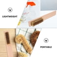 thumbnail image 3 of WRITWAA Snowboard Brush Light Yellow Copper Wax Removal for Travel Use 1Set, 3 of 8