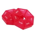 thumbnail image 2 of 2 Times A Day Medicine Organizer For Pill Box For Holder Medication Rack Travel Dispenser Weekly Medicine For Organizer Dispensing Small For For 2Pcs Boxed Jar Jar, 2 of 8