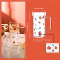 thumbnail image 2 of Bewildely 500ml / 700ml Taza linda ligera Taza de vidrio impresa con asa Taza para beber de oficina de gran capacidad Taza para beber refrigerada por aire Barra de herramientas Numero 3 Bewildely HA025872-03, 2 of 6