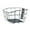 S with Base Plate, variant on GARENDE Bike Basket Detachable Front Basket for Outdoor Mountain Bike Travel S with Base Plate