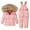 Pink, variant on Up to 50% off Shldybc Baby Girls Boys Snowsuit Toddler Kids Winter Wear Down Jacket Ski Jacket & Snow Bib Pants Ski Suit Winter Outfit Sets