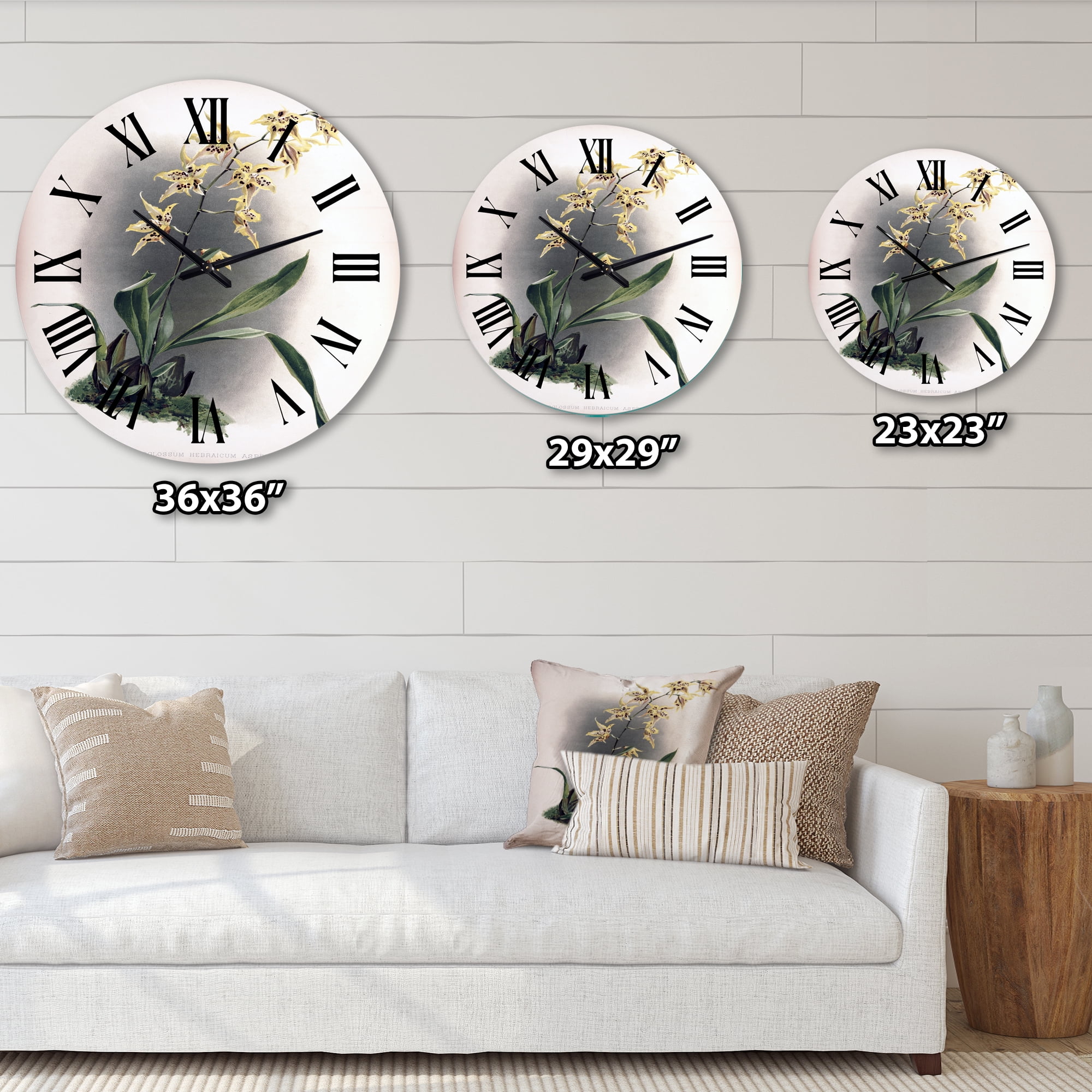 Designart 1 in Traditional Wall Clock
