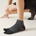 thumbnail image 5 of Mens Toe Socks Cotton Running Sports Socks, Mens Five Finger Socks, Soft and Breathable, 5 of 5