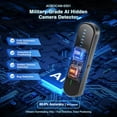 thumbnail image 3 of Anti-Spy Hidden Camera Detector with 99% Accuracy,Find GPS Trackers &Listening Devices Portable Privacy Protector for Hotel/Travel,Anti-Surveillance RF Bugs Detector with LED (Black), 3 of 10