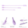 thumbnail image 3 of Espátula de maquillaje de 6 piezas, juego de espátulas de silicona, mini espátula pequeña para alimentos, espátula de belleza, pequeño raspador para tarro de loción, 3 of 6