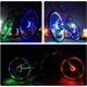 thumbnail image 4 of Hub de luz de bicicleta mejorado, 7 colores 18 imágenes impermeable USB recargable LED luz de rueda de bicicleta luz de radio, 4 of 4