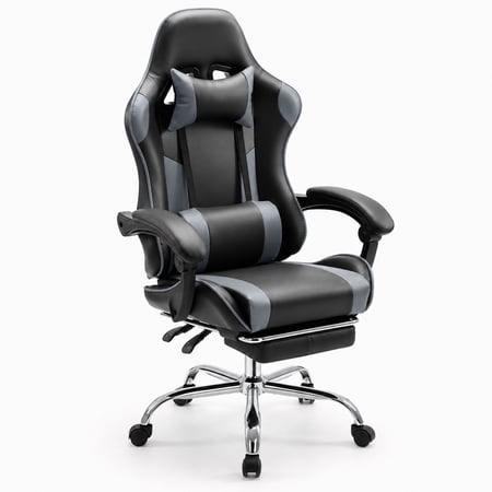 Alvantor Gaming Chair, Adjustable Backrest and Height, Ergonomic Computer Chair with Footrest and Lumbar Support, 275lb Capacity