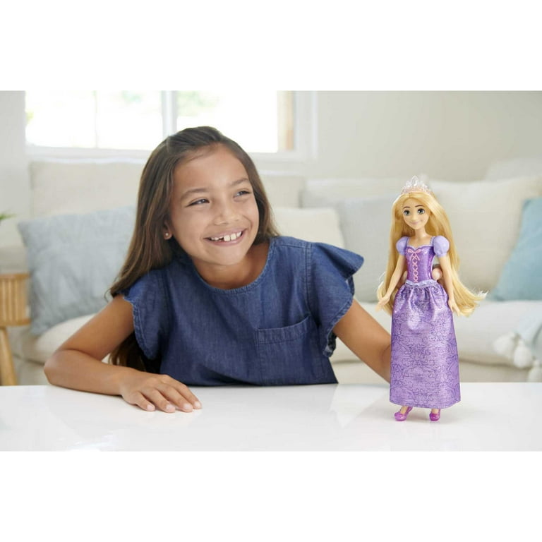 Disney Princess Rapunzel Fashion Doll with Long Blond Hair Tiara Accessory Removable Outfit Walmart