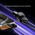 thumbnail image 5 of Fast PD Car Charger for Samsung Galaxy Z Flip7/Z Flip7 FE - 60W 2-Port USB-C 6ft Long Type-C Cable Power Adapter DC Socket Plug-in with Cord, 5 of 6