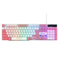 thumbnail image 1 of Boc Computer Keyboard Anti-slip Mechanical Feel Waterproof Luminous Colorful Lamp Laptop Wired Gamer Mouse Computer Accessories, 1 of 10