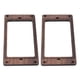 thumbnail image 2 of 4 Piezas Humbucker de Madera de Guitarras Electricas Marco de Registro de Guitarra Anillo de Montaje de Registro, 2 of 8