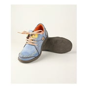 TMA EYES Hand Stitching Leather Womens Sneaker