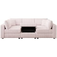thumbnail image 5 of Soft Modular Sofa Made of Microfiber | For Bedroom and Living Room, Adaptable to Different Spaces, 5 of 6