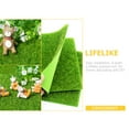 thumbnail image 5 of 10pcs Decorative Turf Simulation Green Turf Decor Artificial Grass Mats Fake Turf, 5 of 5