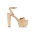 thumbnail image 2 of Schutz Kaila Light Nude Womens Platform Dress High Heeled Ankle Strap Sandals (Light Beige, 11), 2 of 4