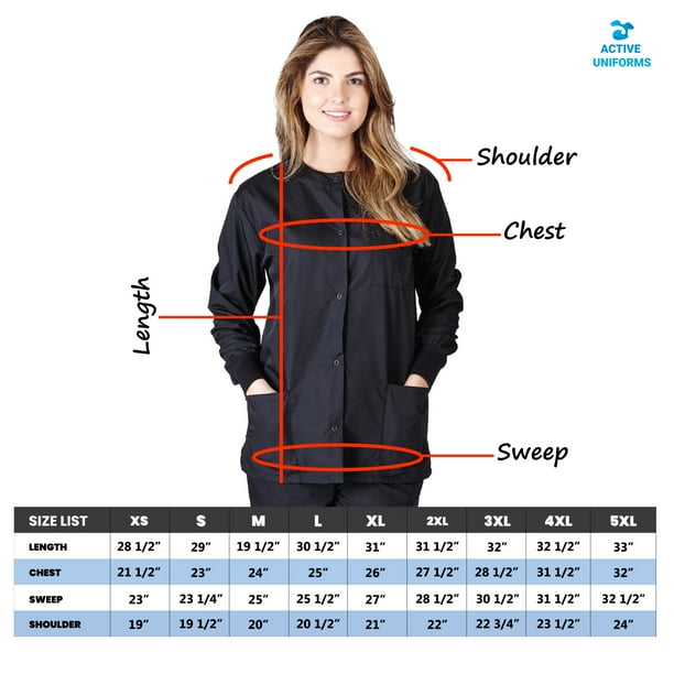 Scrub jackets at walmart best sale