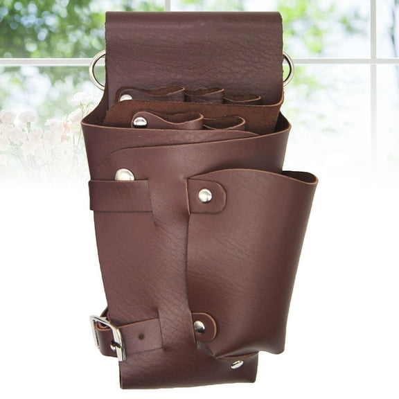 Raindrops Barber Pouch 1Pack for Hairdressing Tools and Accessories with Scissors and Clip Holders