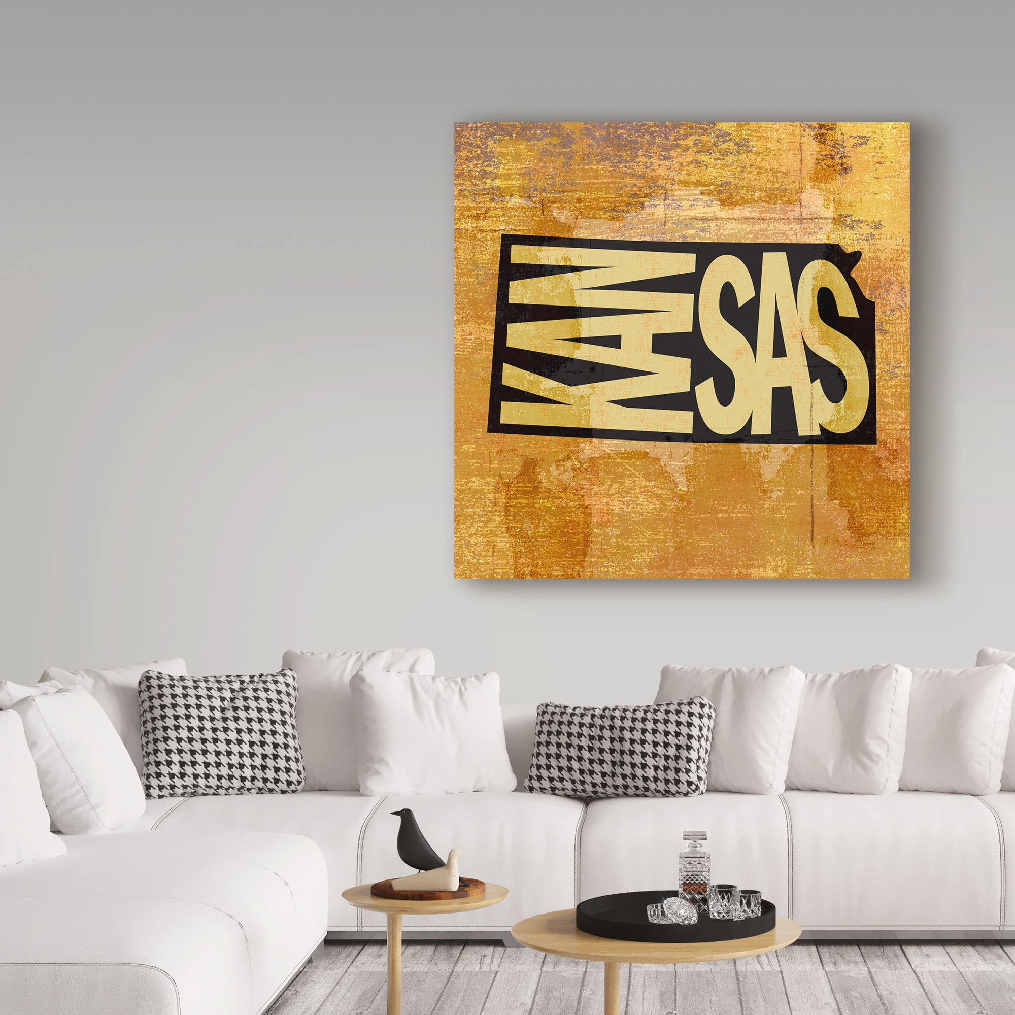 Trademark Fine Art 'Kansas' Canvas Art by Art Licensing Studio