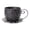 Black, variant on Antique Hollow Floral Metal Teacup Planter Weatherproof Mini Succulent Pot Desktop Balcony Garden Outdoor Yard Decor 12.01 In (Brown)