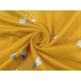 thumbnail image 6 of oneOone Rayon Yellow Fabric Leaves & Flowers Floral Craft Projects Decor Fabric Printed By The Yard 56 Inch Wide, 6 of 6