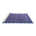thumbnail image 2 of Ahgly Company Machine Washable Indoor Round Persian Blue Traditional Area Rugs, 3' Round, 2 of 4
