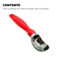 thumbnail image 3 of CULINARY PRO Deluxe Ice Cream Scoop with Soft Grip Handle & Lid Opener, Stainless Steel & BPA Free Heavy Duty Scooper Tool for Kitchen, 3 of 6
