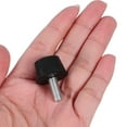 thumbnail image 5 of ETEREAUTY 8Pcs Threaded Leveling Feet Black Rubber Adjustable Pads For Indoor Furniture Use, 5 of 6
