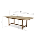 thumbnail image 4 of Amazonia Sydney 7-Piece 100% FSC Teak Wood Rectangular Patio Dining Set, 4 of 10