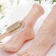 thumbnail image 3 of Pig Bristle Double Side Foot Brush Pumice Stone for Pedicure 1Pcs, 3 of 5