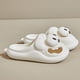 thumbnail image 1 of Pantuflas para perro con ojos grandes, antideslizantes, ligeras, regalos para hombres y mujeres (blanco 40-41), 1 of 8
