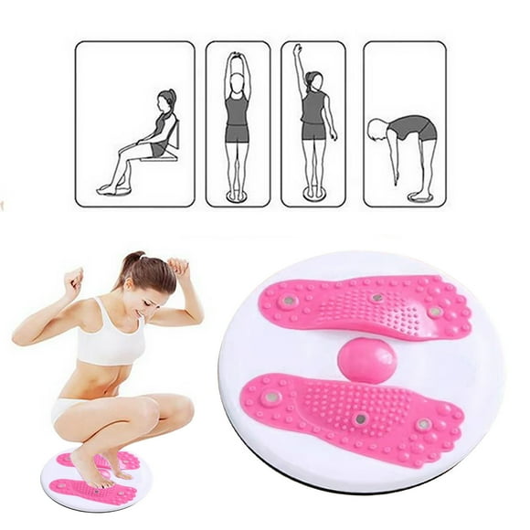 Xihbxyly Tabla de Torsión para Masajes, Disco de Torsión para Cintura, Equipo de Ejercicio para Esculpir El Cuerpo, Estimulador Circulatorio Multifuncional, Ideal para Gimnasios En Casa, Apto para To