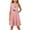Pink, variant on AUNVITO 2025 Easter Children Clothing Toddler Girls Dress Summer Ruffle Sleeve Sundress Outfit for Kids 4-14T