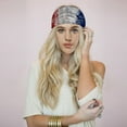 thumbnail image 3 of Diadema elástica con estampado de bolas para mujer, 1 unidad, bandana para el pelo, pañuelo para la cabeza, 3 of 4