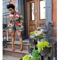 thumbnail image 4 of Fashion Lip Print Camo Jacket (L, ArmyGreen), 4 of 8