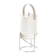 thumbnail image 1 of Dispensador de bebidas heladas, cubo de tetera de frutas, dispensador de bebidas de agua con soporte y tapa para fiesta, bebida, leche, té helado con rejilla, 1 of 8