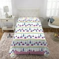 thumbnail image 3 of TROLLS 2 WORLD TOUR 3 piece Twin Sheet Set Kids Microfiber, 3 of 9