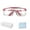 Red, variant on MOJMBSBY Anti Scratch Protective Eyewear, Multicolor, 5 Count