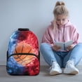 thumbnail image 2 of Aplkyhs Funny Basketball School Backpack for Girls Boys Ergonomic Padded Adjustable Straps Water Resistant Large Capacity Backpack for Students 6-18 Elementary Middle High School Daily Use, 2 of 7