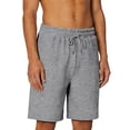 thumbnail image 2 of Lenago Men's Shorts Shorts Men Men Short Men's Solid Color Elastic Waist Drawstring Pockets Beach Casual Shorts Gray L, 2 of 9