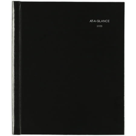 UPC: 0038576779839 | AT-A-GLANCE DayMinder Premiere 2023 RY Monthly Planner  Hardcover  Black  Medium  7  x 8 1/2