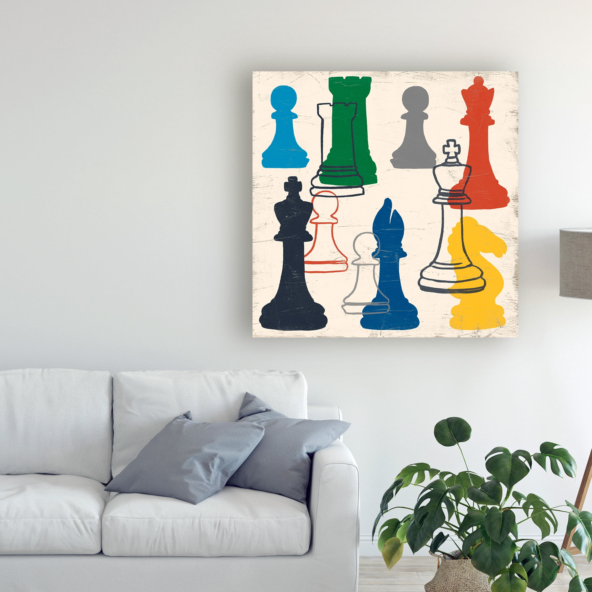 June Erica Vess 'Game Time I' Canvas Art