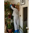 thumbnail image 4 of Women Y2k Pajama Set Striped Contrast Color Long Sleeve Sleepwear Lounge Sets Homewear Nightwear, 4 of 7