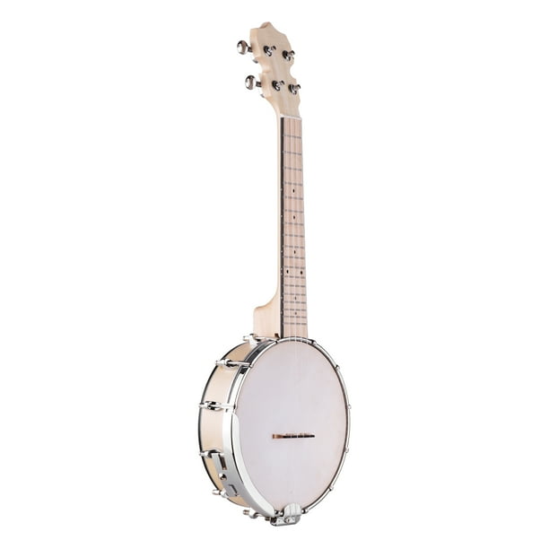 Concert 23 Inch Openback Banjo Uke 4 String Banjolele Maple Body