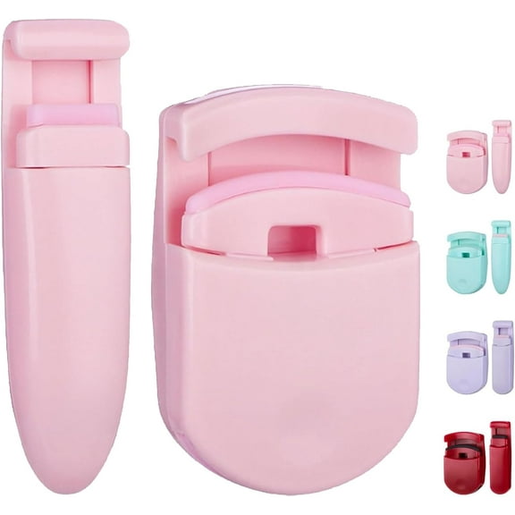 Blevora Eyelash Curler, 2025 New Viral Blevora Nutrient Lash Curlers, Portable Travel Gentle Lash Tool for Lifted Lashes, with Soft Lash Silicon Pads, for All Eye Shapes (Pink 2pcs)