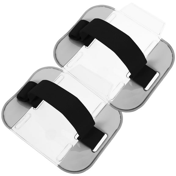 AURARMLET 2Pcs Arm Band ID Holder Simple Design Nylon 5.7x5.4in