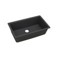 thumbnail image 7 of Elkay Quartz Classic 33" x 18-7/16" x 9-7/16", Single Bowl Undermount Sink, Black Black, 7 of 7