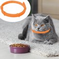 thumbnail image 3 of Ygjytge Collar antipulgas Anti-Ansiedad Impermeable Mascota Perro Gato Collar repelente insectos (Naranja), 3 of 9