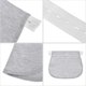 thumbnail image 2 of 2 piezas (negro + gris) Extensor de pantalones de maternidad Cintura elástica ajustable Extensor de cinturón de maternidad Extensor elástico de pantalones de embarazo para mujer embarazada Rojo Verde Cocina, Decoración y Otros, 2 of 5