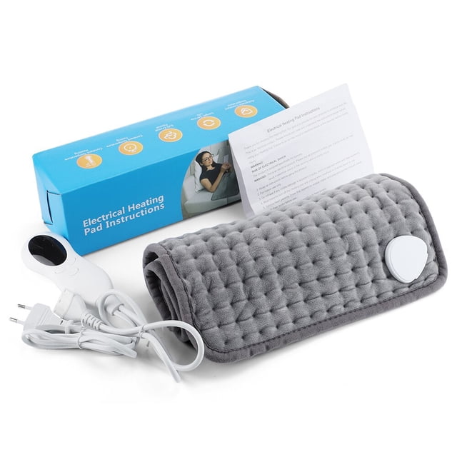 Almohadilla de calefacción eléctrica para fisioterapia, manta térmica para aliviar el dolor de espalda y hombros, elimina la fatiga, calentador de invierno, 59x30cm